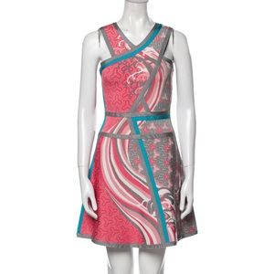 Herve Leger Eriko Tidal Wave Mini Dress